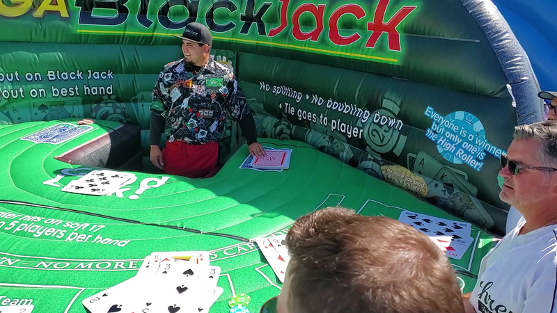 Mega BlackJack Table Inflatable REntal