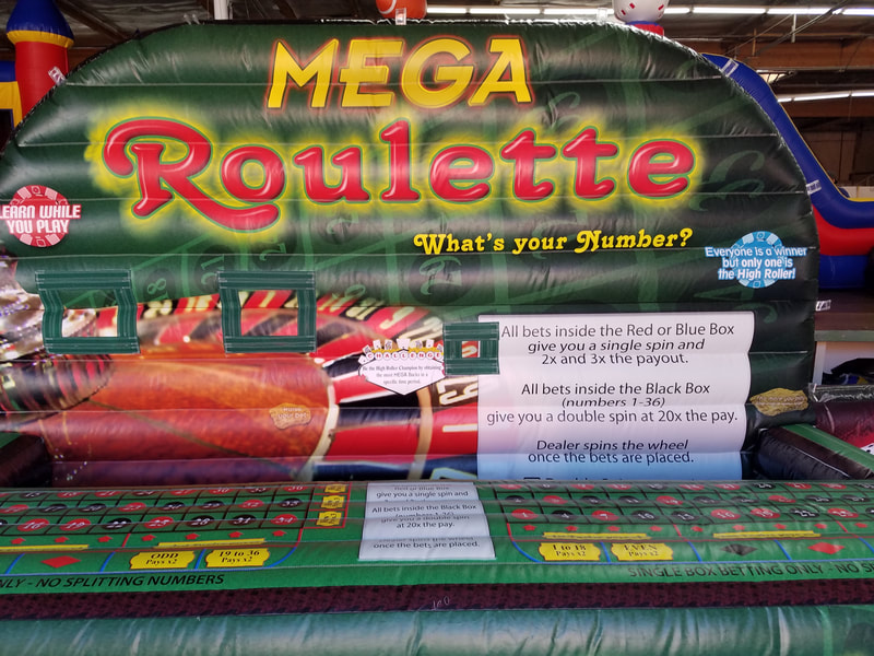Mega Roulette Casino Game Inflatable Rental Purchase