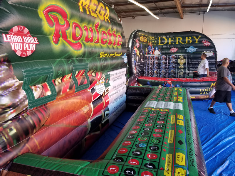 Inflatable Roulette Casino Game