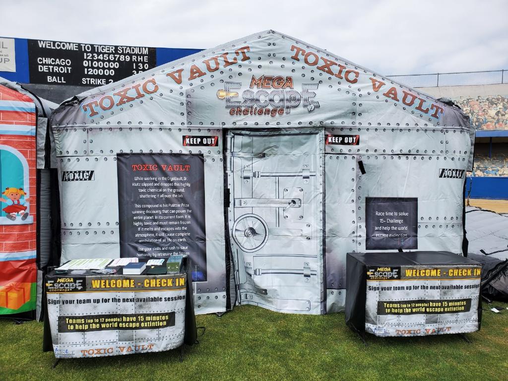 Inflatable Escape Rooms Toxic Vault Buy Purchase