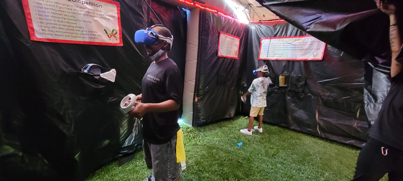 Inflatable Virtual Reality Game.